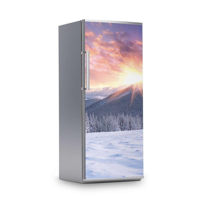 Kühlschrankfolie 60x150cm - Zauberhafte Winterlandschaft- Bild 1