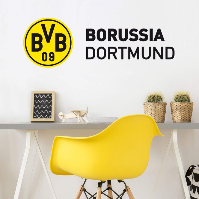 Wandsticker BVB Schriftzug mit Logo