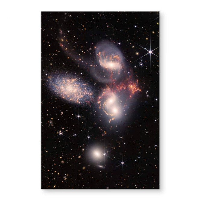 Acrylglasbild James Webb Telescope - Stephan's Quintet