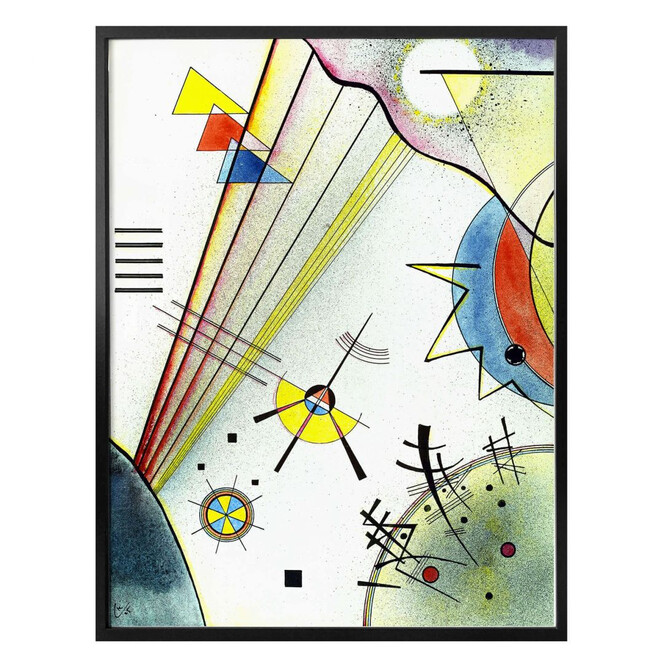 Poster Kandinsky - Deutliche Verbindung