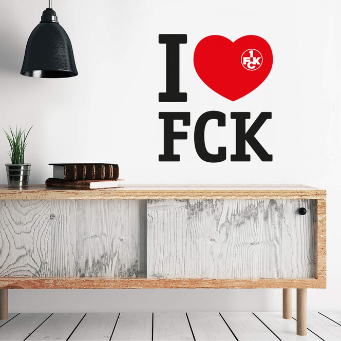 Wandtattoo I love FCK