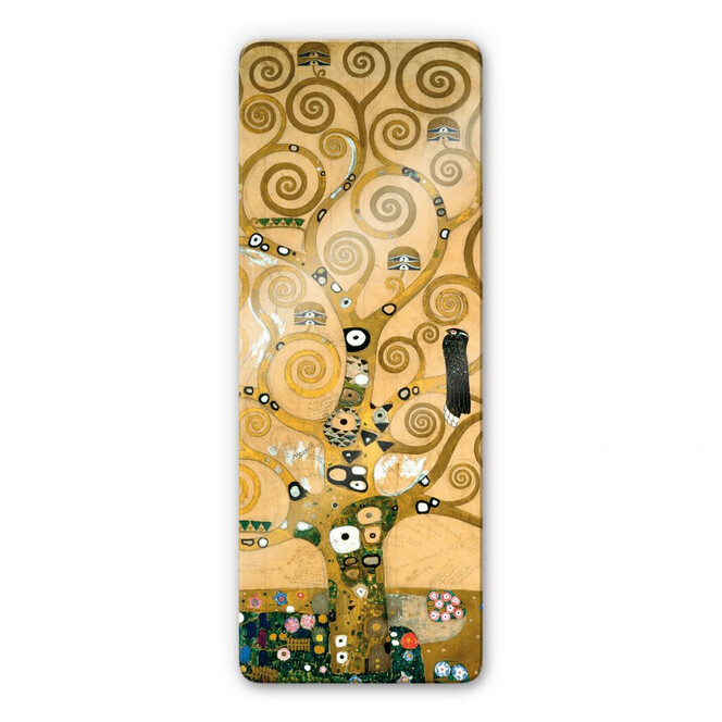 Glasbild Klimt - Der Lebensbaum