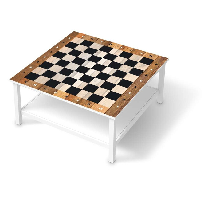Klebefolie IKEA Hemnes Tisch 90x90cm - Spieltisch Schach- Bild 1