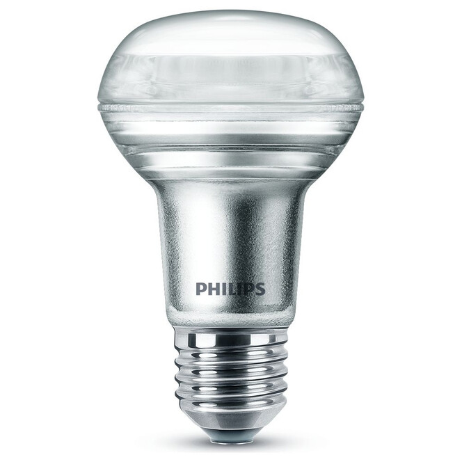 Philips LED Lampe ersetzt 40W, E27 Reflektor RF63. klar, warmweiss, 210 Lumen, nicht dimmbar, 1er Pack Energieklasse A&