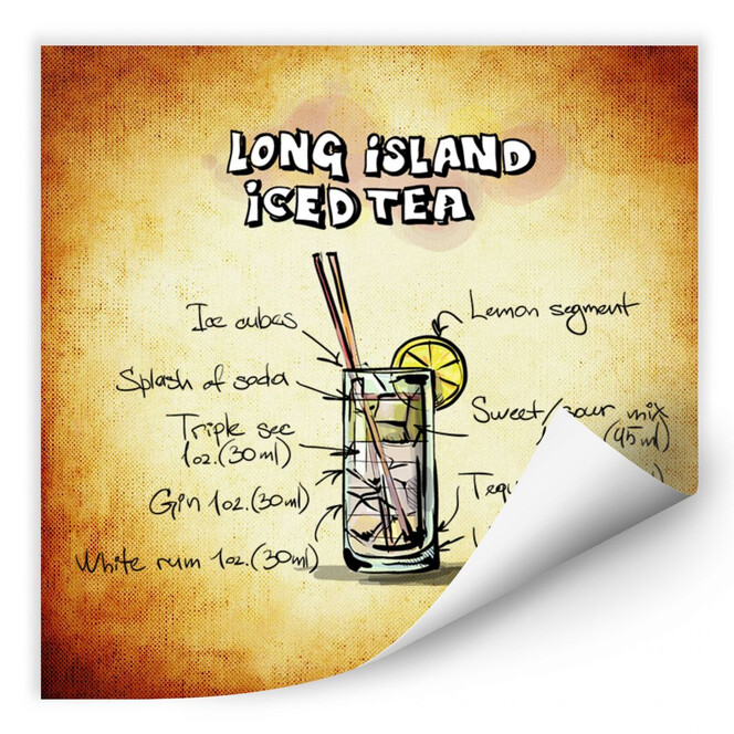 Wallprint Long Island Iced Tea - Rezept