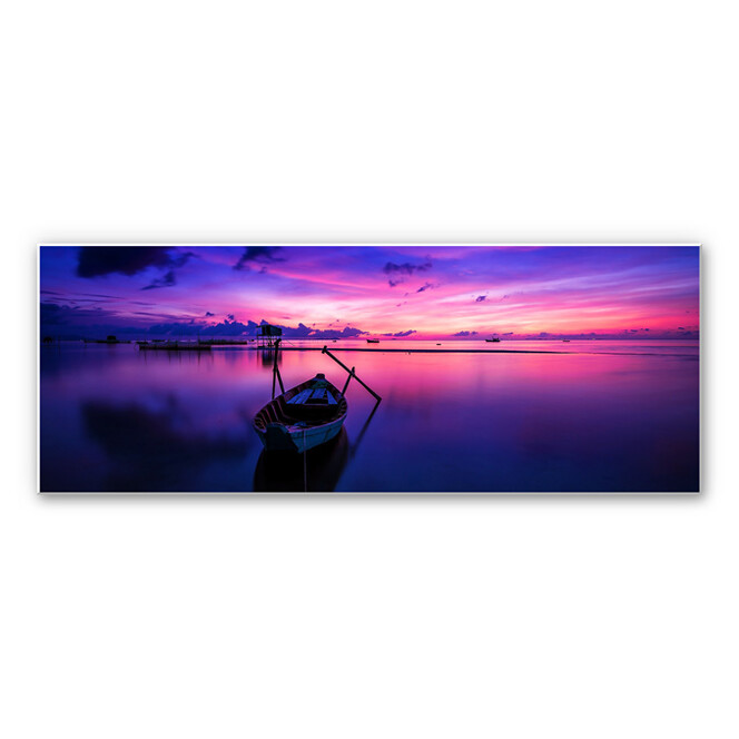 Wandbild Pink Sunrise - Panorama