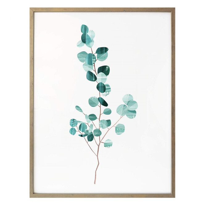Poster Goed Blauw - Das Eucalyptusblatt