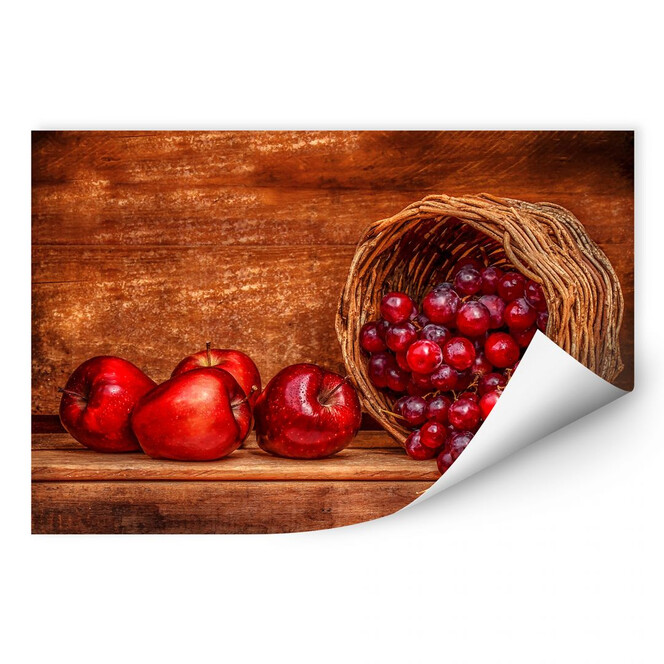 Wallprint Perfoncio - Rote Früchte