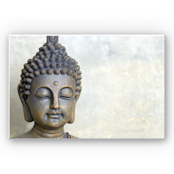 Wandbild Buddha Gesicht