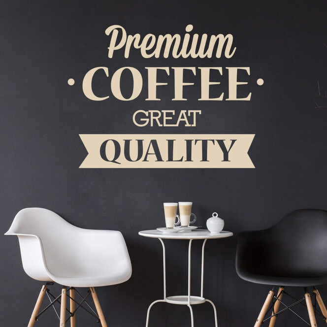 Wandtattoo Premium Coffee