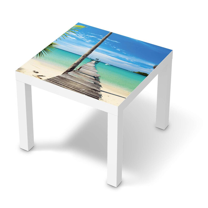 Möbelfolie IKEA Lack Tisch 55x55cm - Blue Water- Bild 1