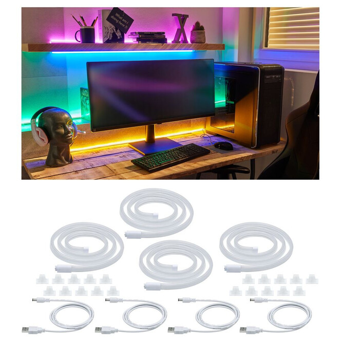 LED Strip Neon Colorflex in Weiss 5W 10lm