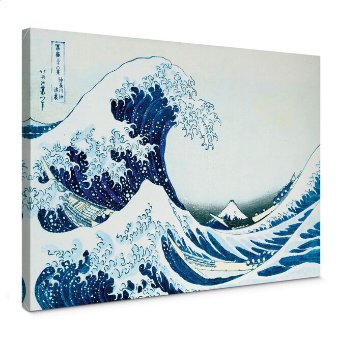 Leinwandbild Hokusai - Die grosse Welle von Kanagawa