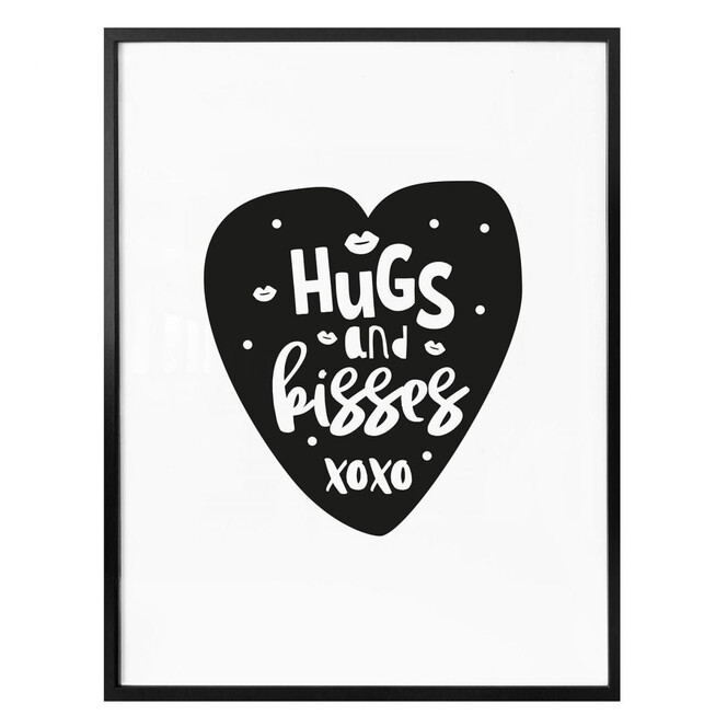 Poster Hugs and kisses
