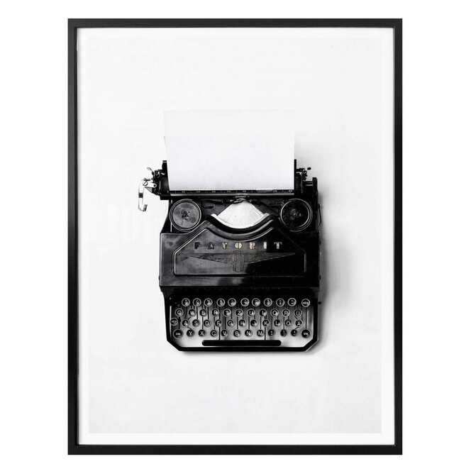 Poster Typewriter