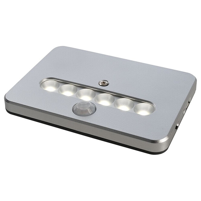 LED Möbelaufbauleuchte Luckylite Pro in Silber-Matt
