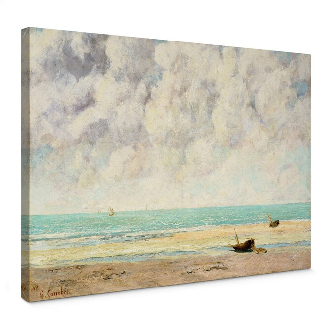 Leinwandbild Courbet - Die ruhige See