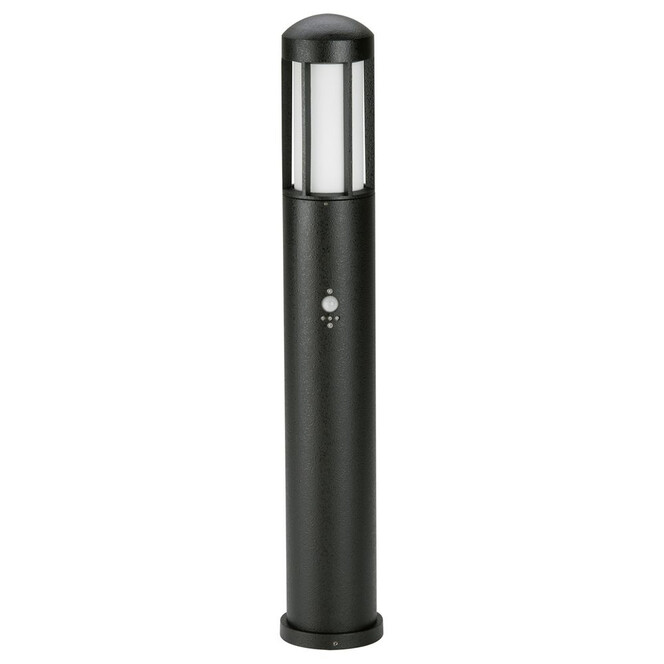 Pollerleuchte A-92414. mit Bewegungsmelder, schwarz, Aluguss, Opalglas, E27. IP44. 900x130mm - Bild 1