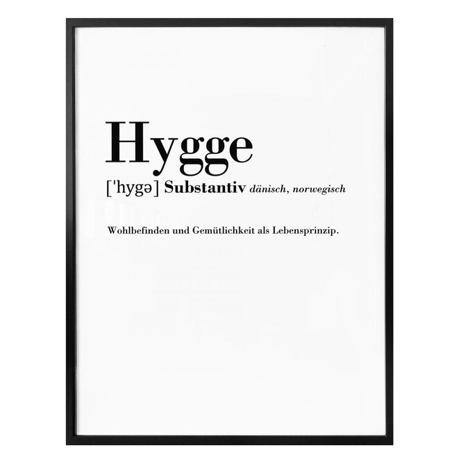 Poster Grammatik Hygge