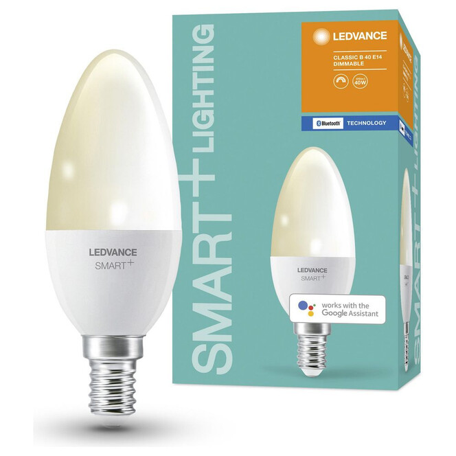 SMART& Bluetooth LED Leuchtmittel E14 B38 5W 470lm warmweiss