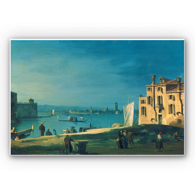 Hartschaumbild Canaletto - Die Insel Murano