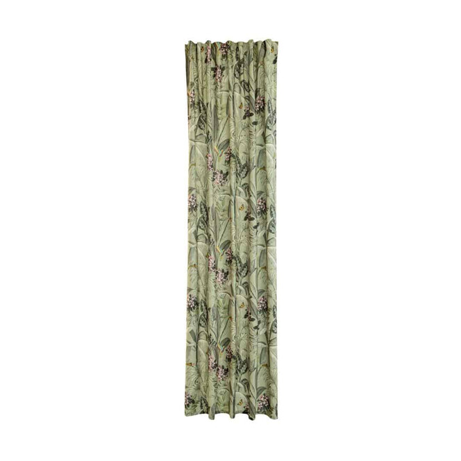 Homing Vorhang mit verdeckten Schlaufen Kelani grün - 2.45 x 1.4m - Bild 1