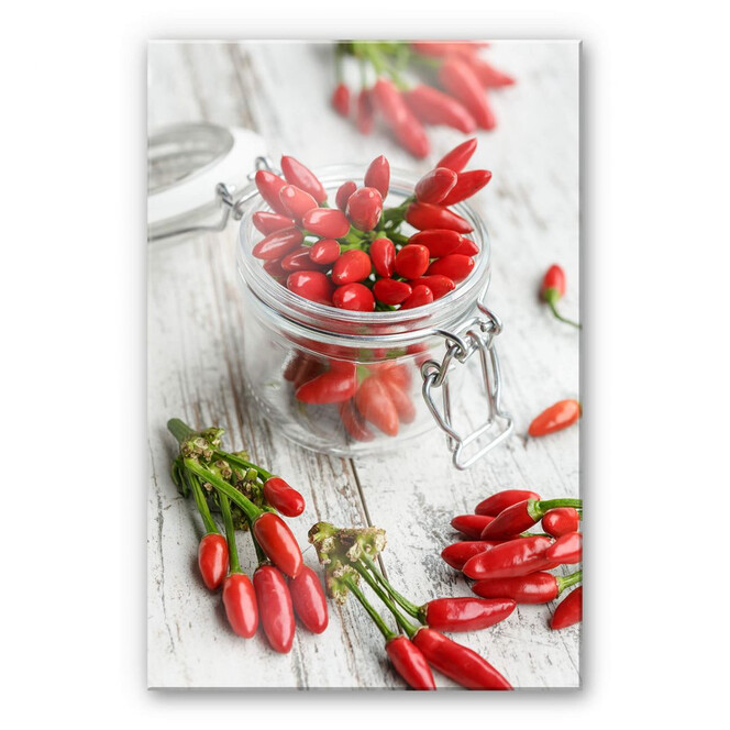 Acrylglasbild Hot Chili