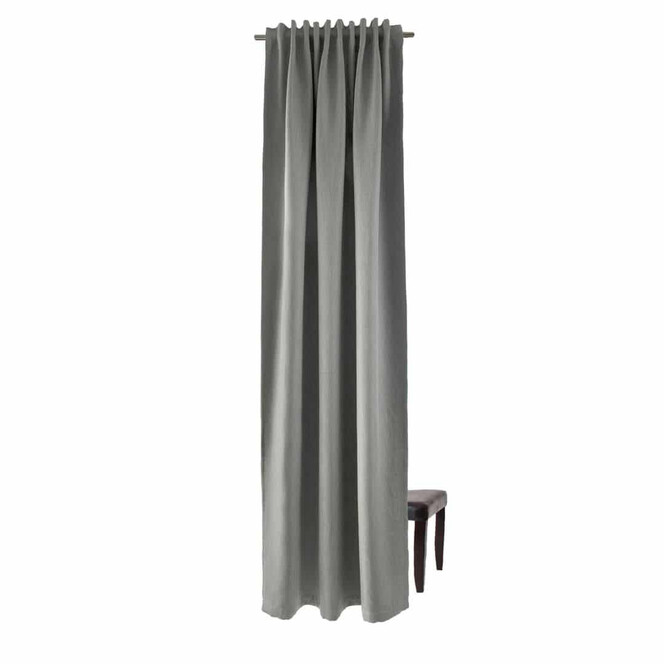 Homing Vorhang Galdin mit verdeckten Schlaufen grau - 2.45x1.4m - Bild 1