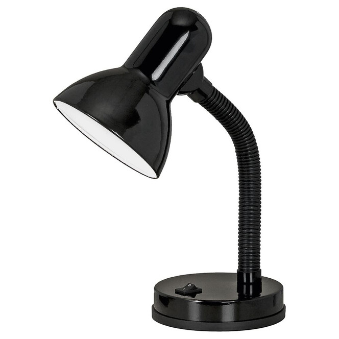 Kinder-Schreibtischlampe, flexibel, schwarz - Bild 1