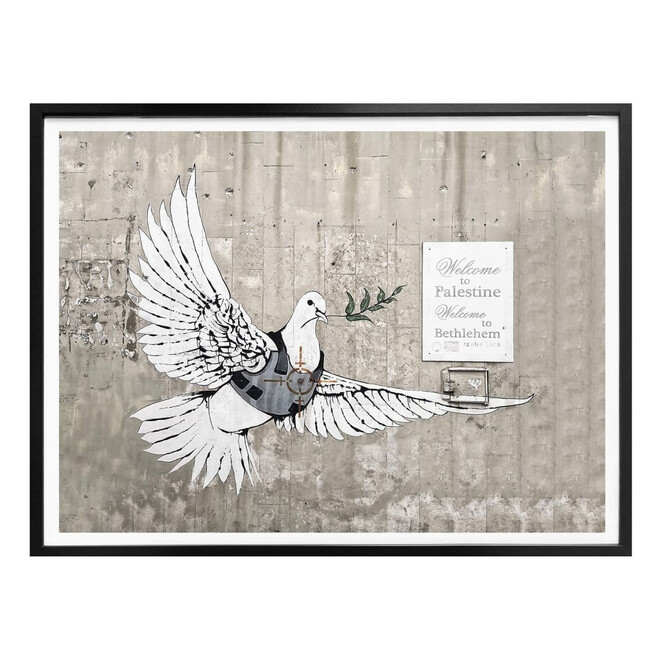 Poster Banksy - Die Friedenstaube