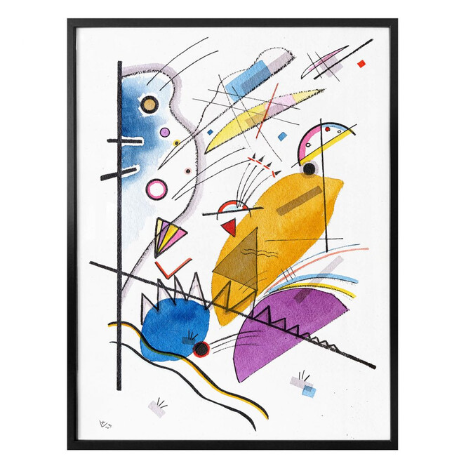 Poster Kandinsky - Durchgehender Strich