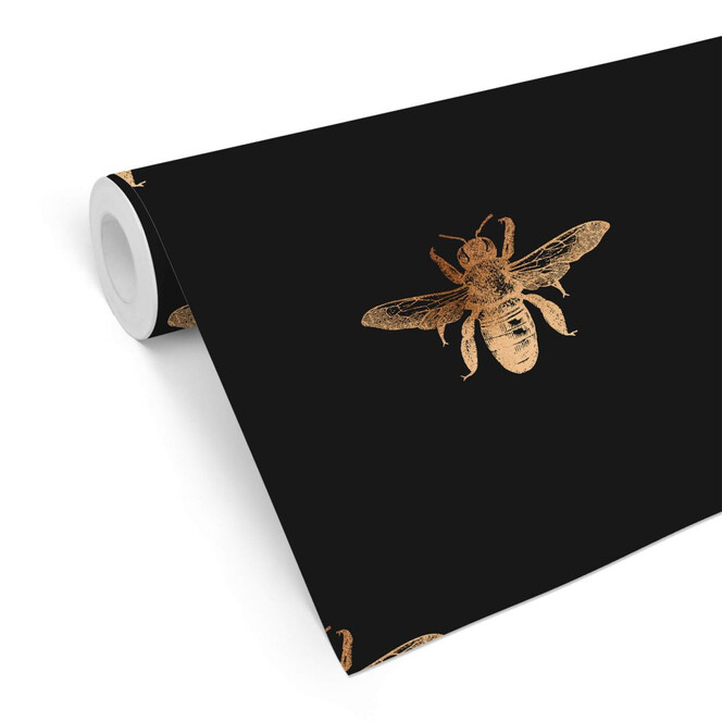 Mustertapete UN Designs - Die Bienenkönigin schwarz