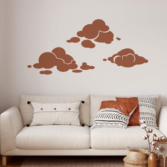 Wandtattoo Wolken-Set