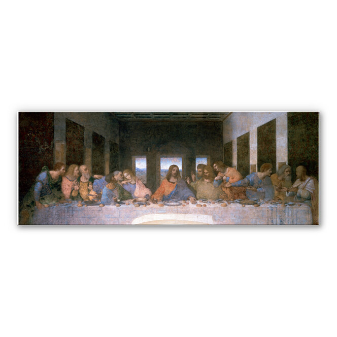 Hartschaumbild Da Vinci - Das letzte Abendmahl - Panorama