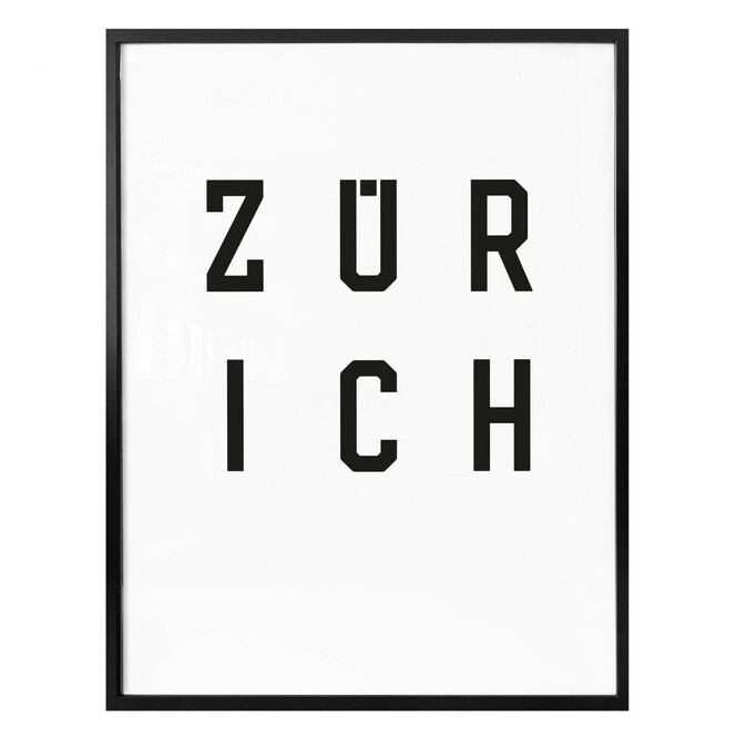 Poster - Typographie Zürich