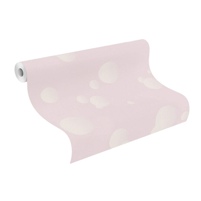 Pummeleinhorn Tapete Seifenblasen rosa