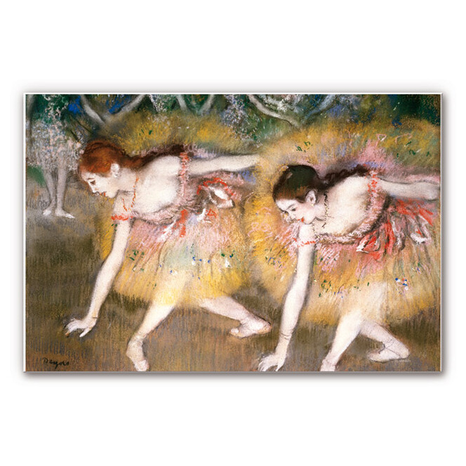 Wandbild Degas - Sich verbeugende Ballerinen