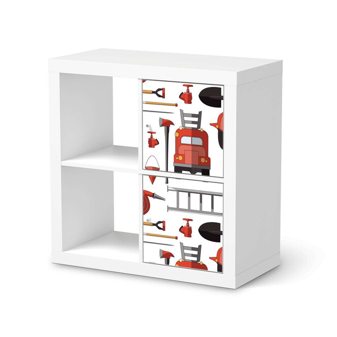 Klebefolie IKEA Expedit Regal 2 Türen (hoch) - Firefighter- Bild 1