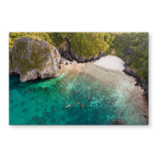 Glasbild Colombo - Geheimnisvolle Bucht