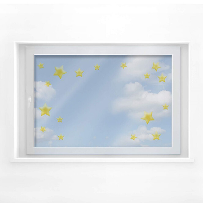 Fensterbild Stars