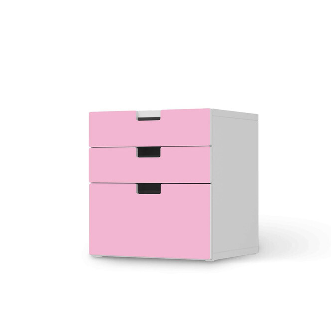 Folie IKEA Stuva / Malad Kommode - 3 Schubladen - Pink Light- Bild 1