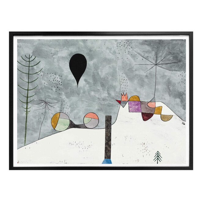 Poster Klee - Winterbild