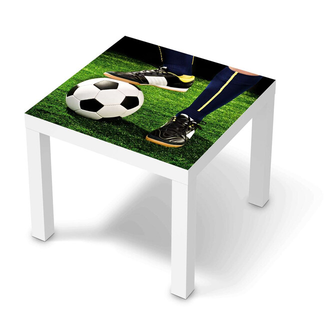 Möbelfolie IKEA Lack Tisch 55x55cm - Fussballstar- Bild 1