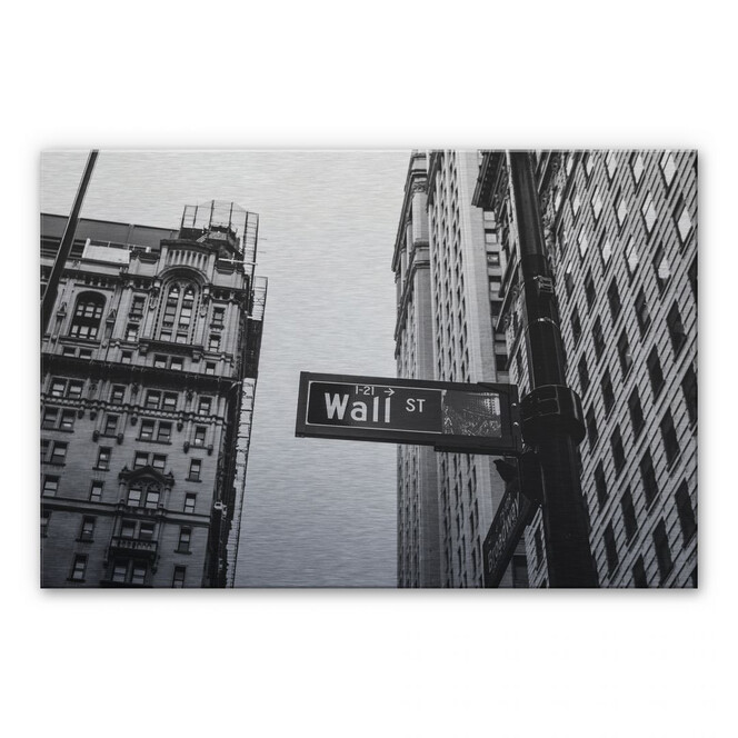 Alu-Dibond Bild - Wall Street 02