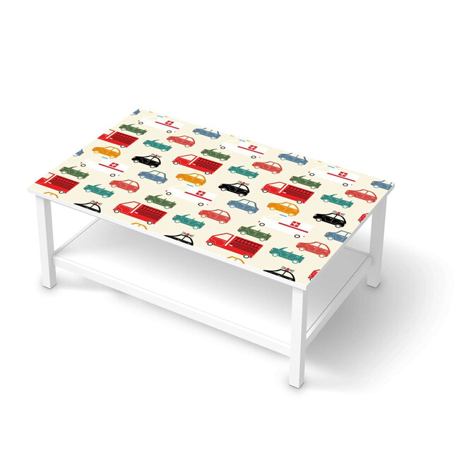 Möbelfolie IKEA Hemnes Tisch 118x75cm - Cars- Bild 1