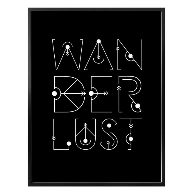 Poster - Wanderlust Pfeile