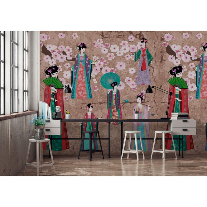 Livingwalls Fototapete Walls by Patel kimono 2 - Bild 1