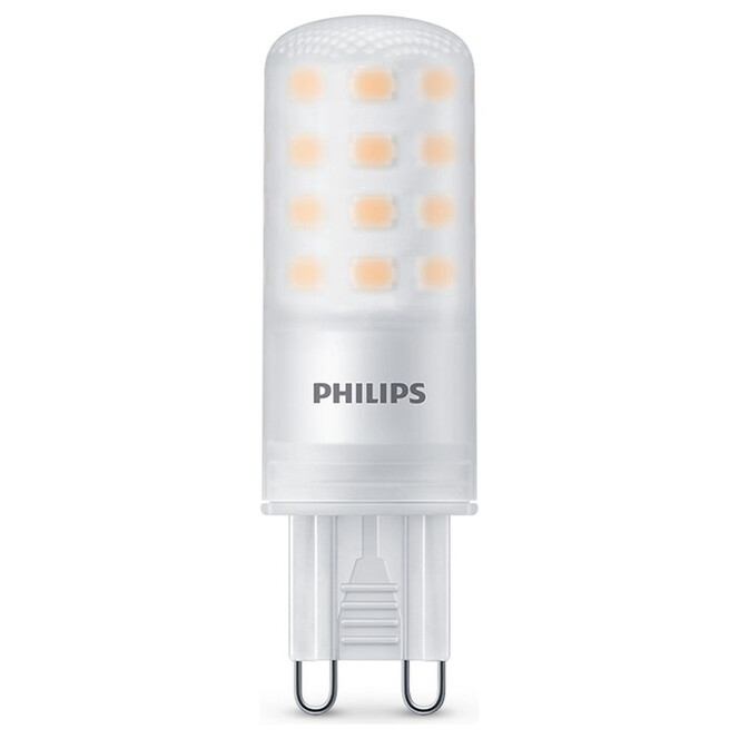 Philips LED Lampe ersetzt 40W, G9 Brenner, warmweiss, 400 Lumen, dimmbar, 1er Pack Energieklasse A&&