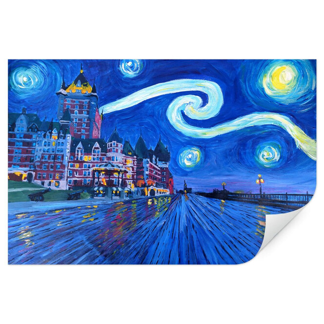 Wallprint Bleichner - Starry Night in Quebec
