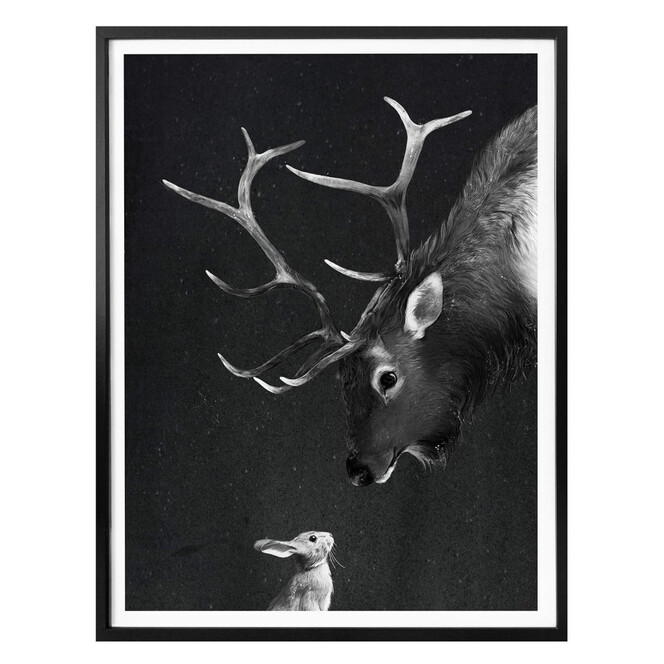 Poster Graves - Deer and Rabbit